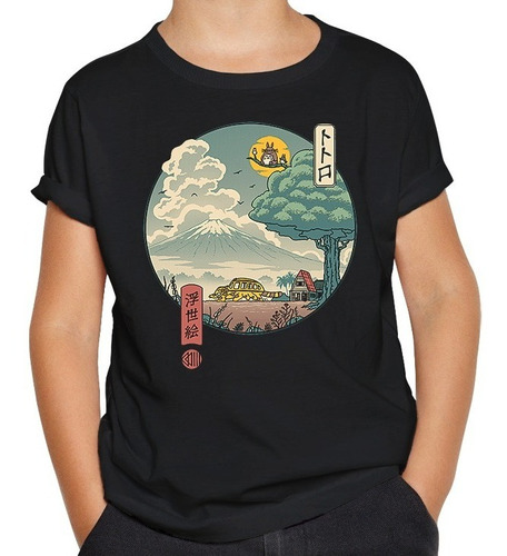 Remera Totoro Studio Ghibli Diseños Niño Algodón