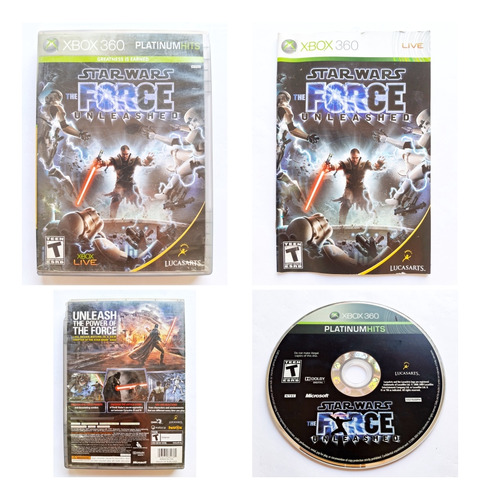Star Wars The Force Unleashed Xbox 360 - Hablado En Español (Reacondicionado)