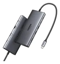 Comprar Ugreen Cm639 45520 Adaptador Hub Revodok 11 En 1 Usb-c 100w Color Gris