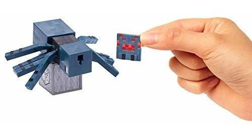 Arañas Minecraft Earth 3.25 Figura De Araña Cueva, Multi