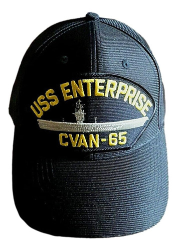 Uss Enterprise Cvan-65 Navy Ship Hat Gorra Oficial Militar D
