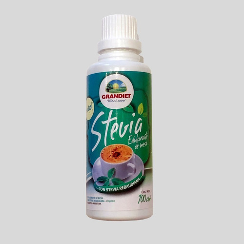Imagen 3 de 5 de Stevia 100% Liquida - Grandiet 100 Ml ( Pura ) Pack X 6