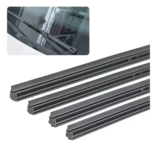 10 Rollos De Goma Para Limpiaparabrisas - 800 Mm Cada Uno, De Caucho Natural, Cortables A Medida, Compatibles Con La Mayoría De Coches