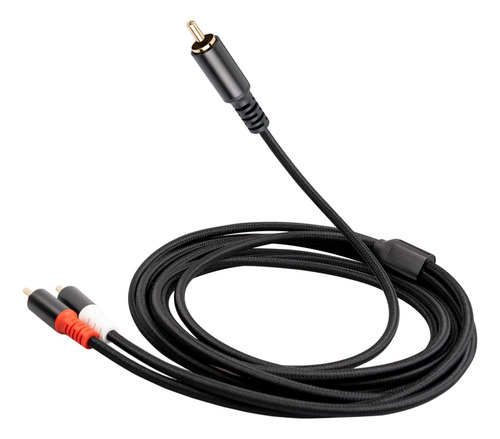 1 Rca Macho A 2 Rca Macho Para Equipo Estéreo 5m