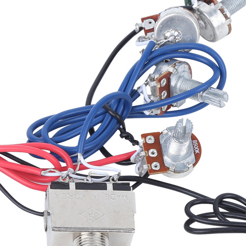 Kit De Arnés De Cableado Para Guitarra Eléctrica Precableado