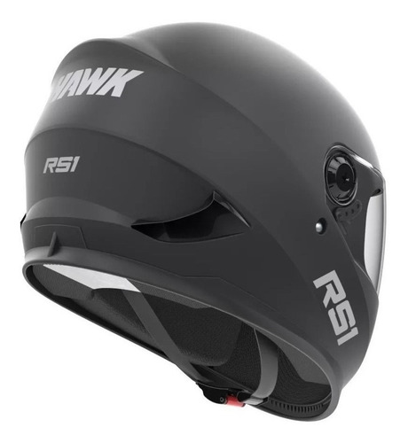 Imagen 3 de 4 de Casco para moto integral Hawk RS1 negro mate talle XL
