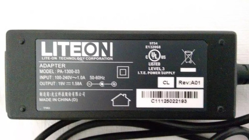 * Fonte Carregador Notebook Liteon Pa-1300-03 19v 65w