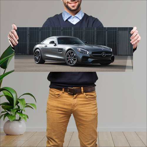 Cuadro 30x80cm Auto 2016 Mercedes Amg Gt S Editi 604