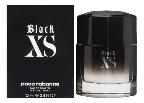 Perfume Xs Black Excess  De Paco Rabbane 100ml. Caballero