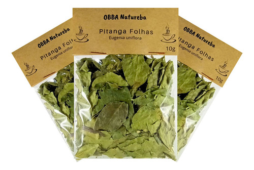 3 Pacotes Pitanga Folhas Pura Para Chá | Erva Natural