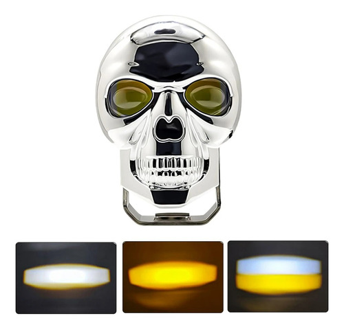 Foco Neblinero Led 160w Calavera Tipo Lupa Auto Moto 