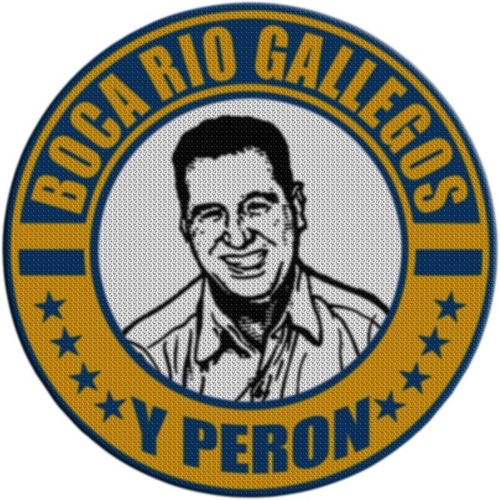 Parche Termoadhesivo Peron Y Boca Rio Gallegos