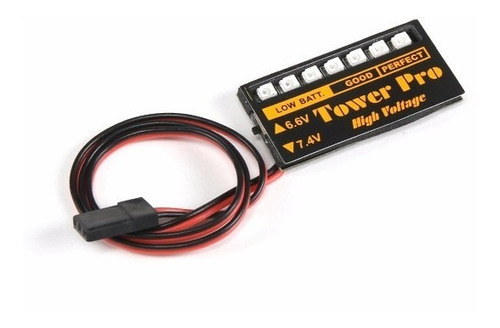 Indicador Medidor De Voltagem Para Lipo/life 2s 6.6v A 7.4v