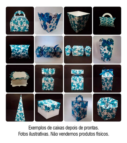 Moldes Caixinhas Studio Pdf, Png, Corel +de 8 Mil Modelos