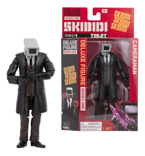 Skibidi Toilet Figura De Accion Camera Man 16cm