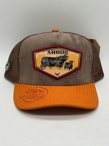 Gorra Ranch And Corral - Ganadera Black Angus 100% Original Marrón Claro Único