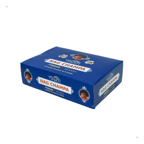 Incenso Indiano Massala Vinati Nag Champa Cx.25un.8v.- Full