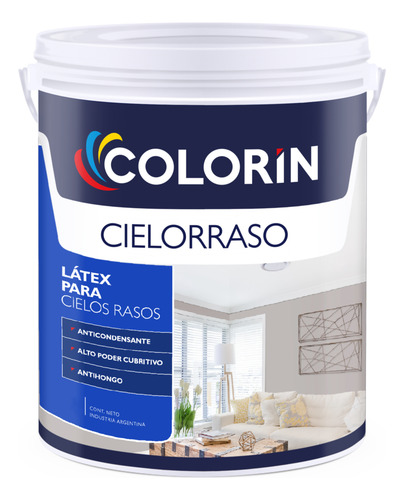 Colorín Cielorraso Blanco 20 Lts