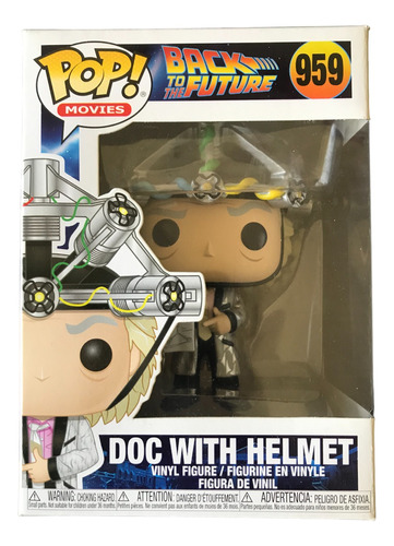 Funko Pop Doc Emmet With Helmet #959 - Volver Al Futuro