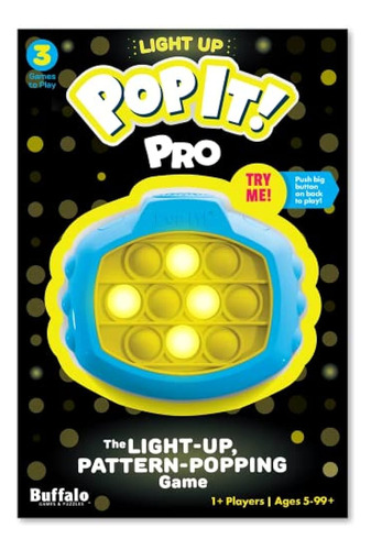 Pop It! Pro - El Juego Original Light Up, Pattern Popping, P