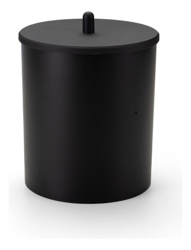 Lixeira Preto Fosco Com Aramado Interno Sacolinha Banheiro Lavabo Cozinha Luxo