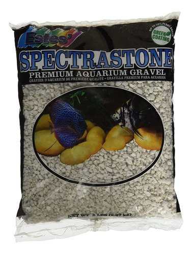 Spectrastone Grava Especial De Acuario Blanco Para Acuarios