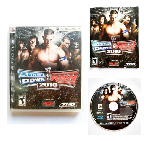 Smackdown Vs Raw 2010 Ps3 (Reacondicionado)