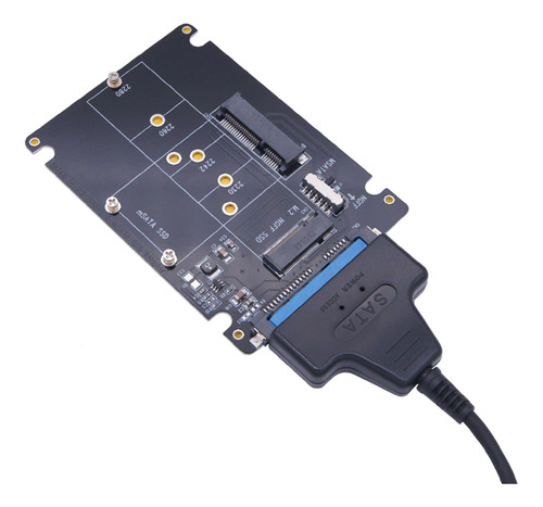 Adaptador Ngff Msata Para Sata, Interface Hdd M.2 Pci E B Ou
