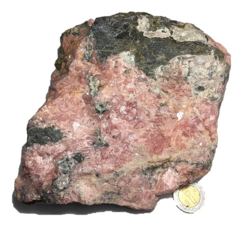 Rodocrosita En Matriz Mineral De Colección Ujm