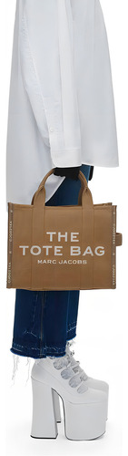 Bolsa Tote Marc Jacobs The Tote Bag Color Marrón Claro