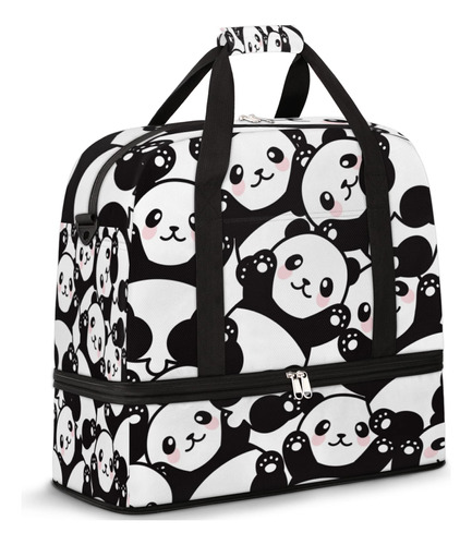 Bonita Bolsa Viaje Patron Animal Panda Gimnasio Deportiva