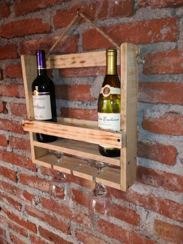 Porta Vinos En Madera Artesanales