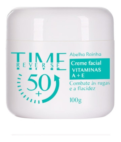 Creme Facial Time Reverse 50 Anos 100g Abelha Rainha