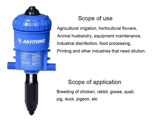Dosificador Fertilizante Inyector Dispensador Proporcionador