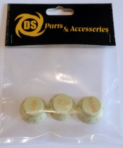 Set Perillas Stratocaster Ds Parts Verde Menta Ds-a170 Mint