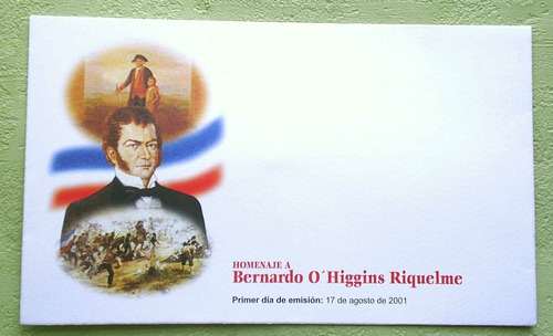 Sobre Primera Emision  Homenaje A Bernardo O'higgins