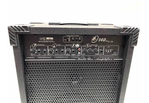 Caixa De Som Multiuso Amplificada Ll140 12v Recarregavel