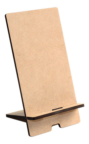 Imagen 3 de 6 de 50 Dock Bases Madera Mdf Celular iPhone Corte Laser