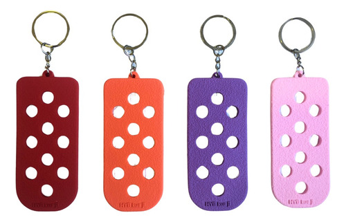 Llaveros Para Pines X10 Accesorios De Moda Mix