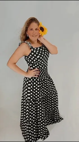 Vestido de bolinha mercado livre cheap