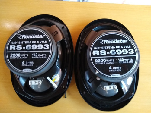 Par De Alto Falante 6x9 2200 W Roadstar Semi Novo