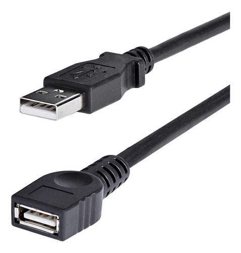 Cable De Extensión Usb 2.0 A A A Startech Negro