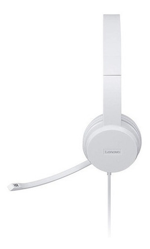 Imagen 2 de 3 de Audifonos Lenovo 110 Stereo Usb 1.8m Blanco