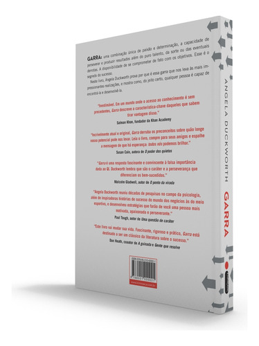 Garra: O Poder Da Paixão E Da Perseverança, De Duckworth, Angela. Editora Intrínseca Capa Mole Em Português, 2016