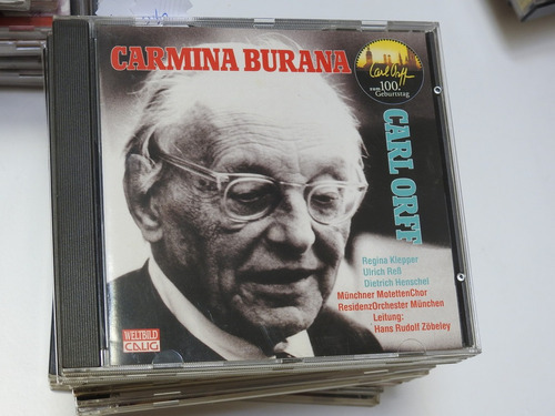 Cd1351 - Carmina Burana. Carl Orff - Zobeley - Cd1351 