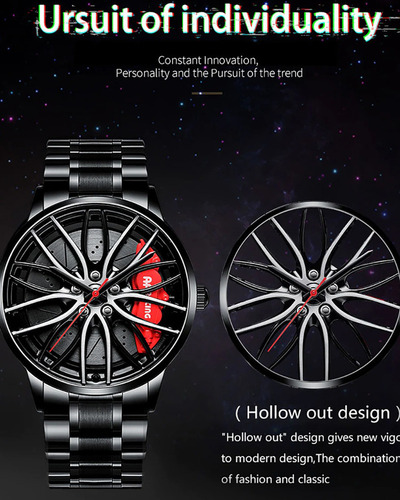 Relojes De Coche For Hombre: Diseño Deportivo De Acero Inox