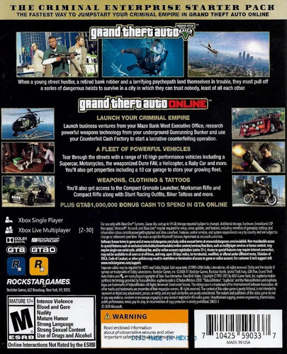 Imagen 5 de 5 de ..:: Gta Grand Theft Auto 5 Premium Edition ::.. Xbox One