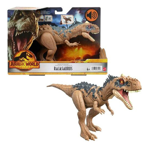 Jurassic World Dominion Rajasaurus Ruje Y Golpea - Mattel