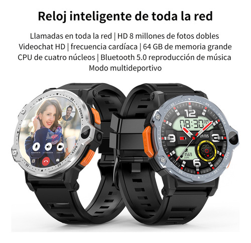 Ssb Gps Reloj Inteligente Hombre 4g Sim/wifi Llamada