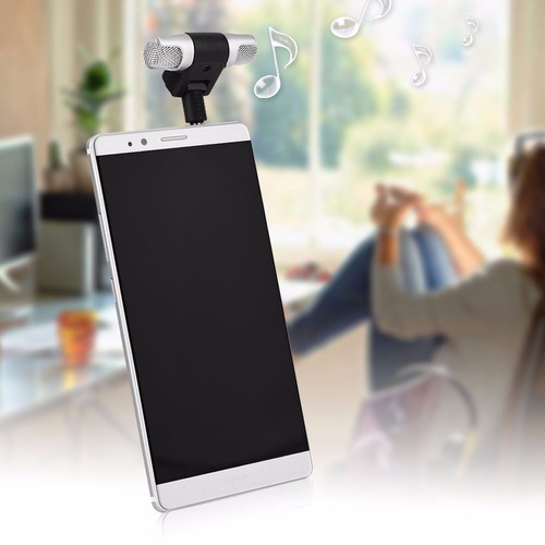 Microfono 3.5mm Estereo Celular Smartphone Portatil Pc Graba
